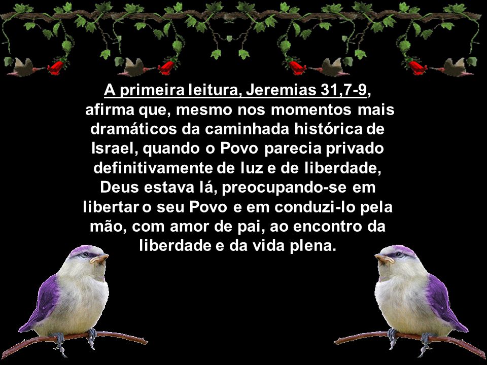 Resultado de imagem para Jeremias 31,7-9