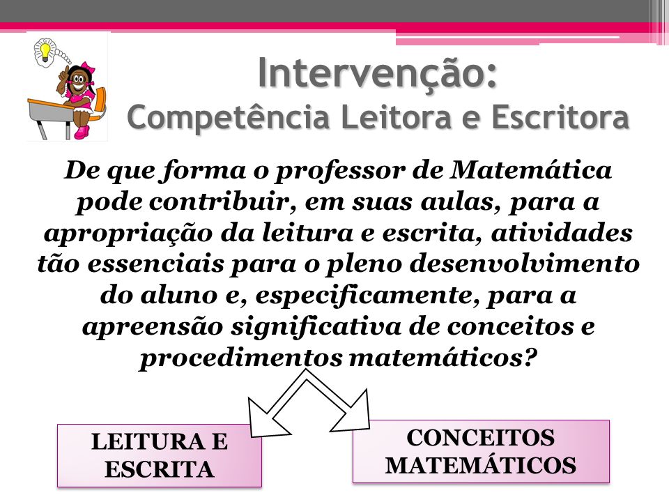 Jogos matemáticos  COMPETÊNCIAS LEITORA E ESCRITORA NA MATEMÁTICA