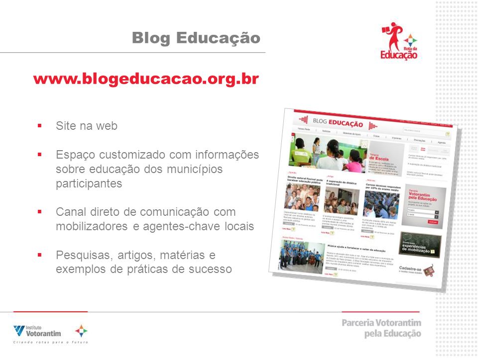 Blog Educação   Site na web