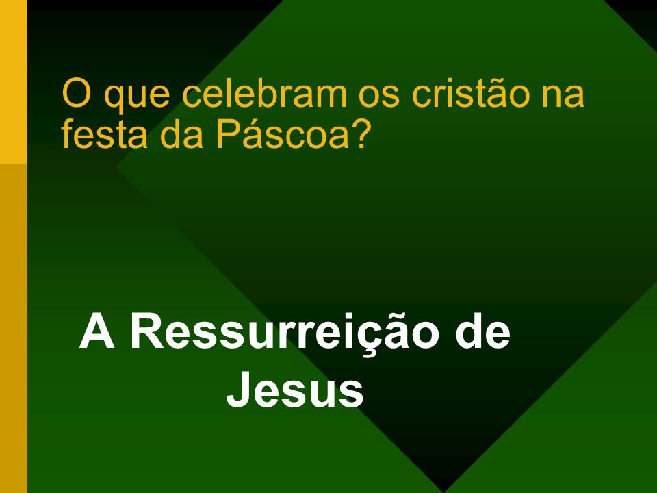 O que celebram os cristão na festa da Páscoa