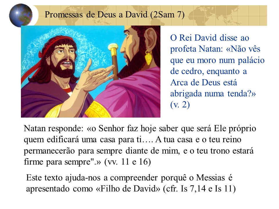 Promessas de Deus a David (2Sam 7)