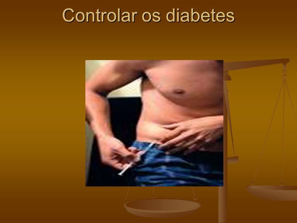 Controlar os diabetes