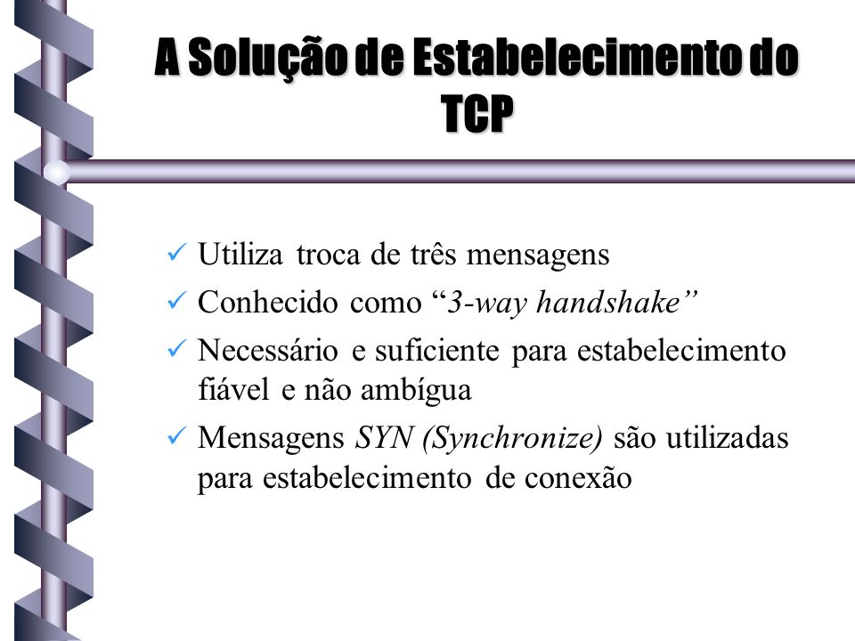 A Solução de Estabelecimento do TCP