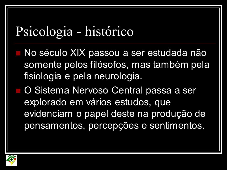 Psicologia - histórico