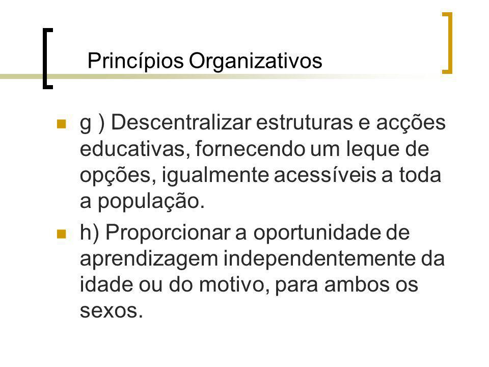 Princípios Organizativos