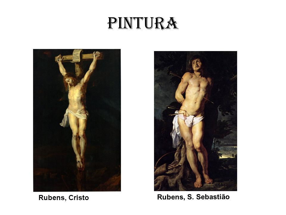 Pintura Rubens, Cristo Rubens, S. Sebastião