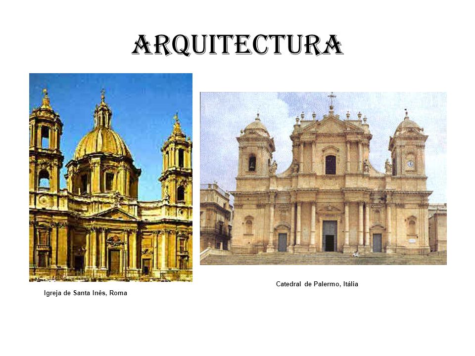 Arquitectura Catedral de Palermo, Itália Igreja de Santa Inês, Roma