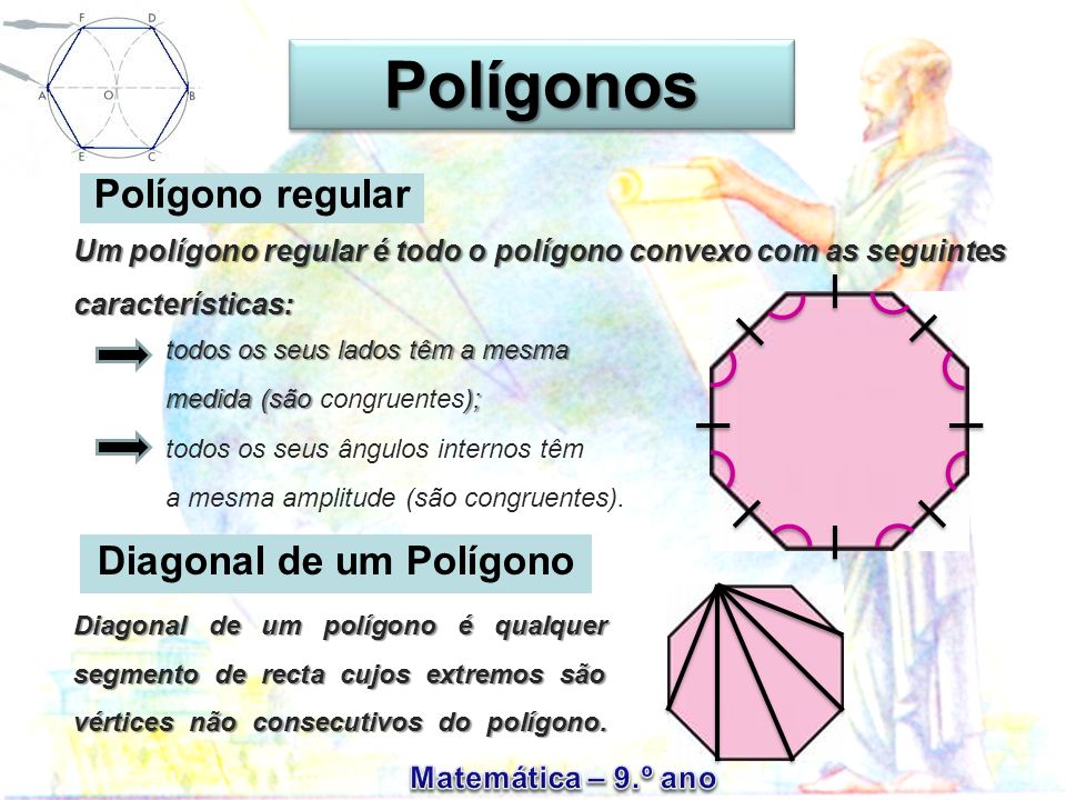 Diagonal de um Polígono