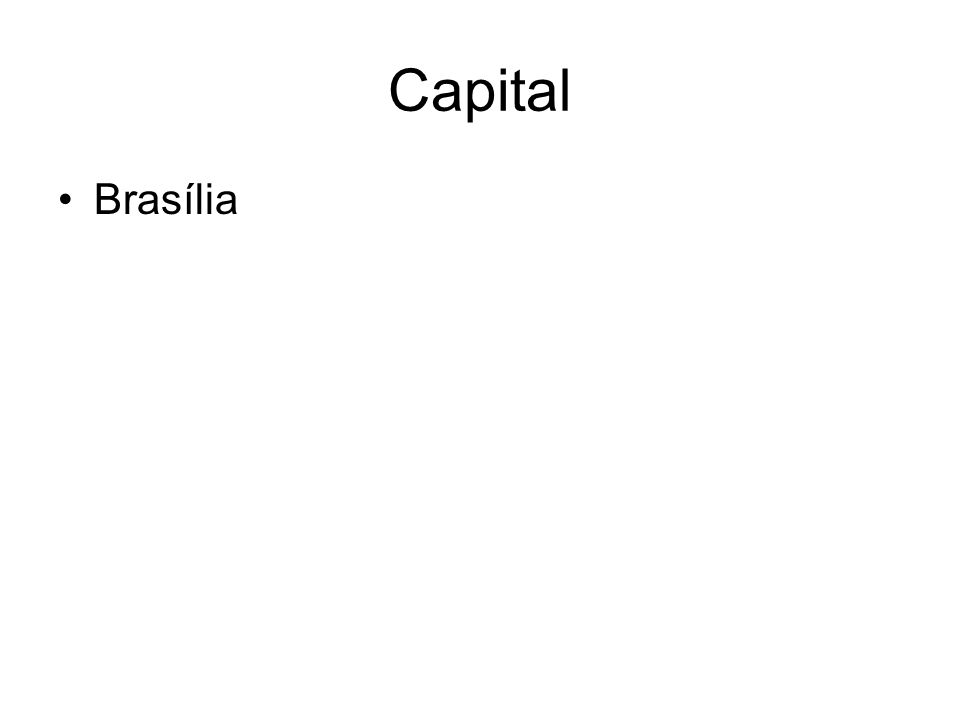 Capital Brasília