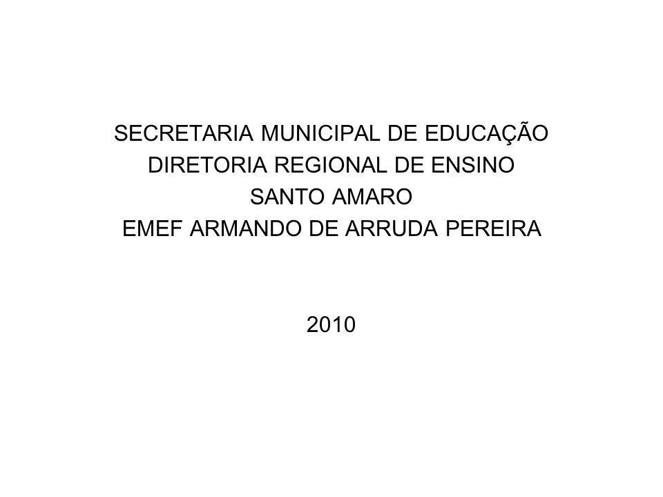 SECRETARIA MUNICIPAL DE EDUCAÇÃO DIRETORIA REGIONAL DE ENSINO