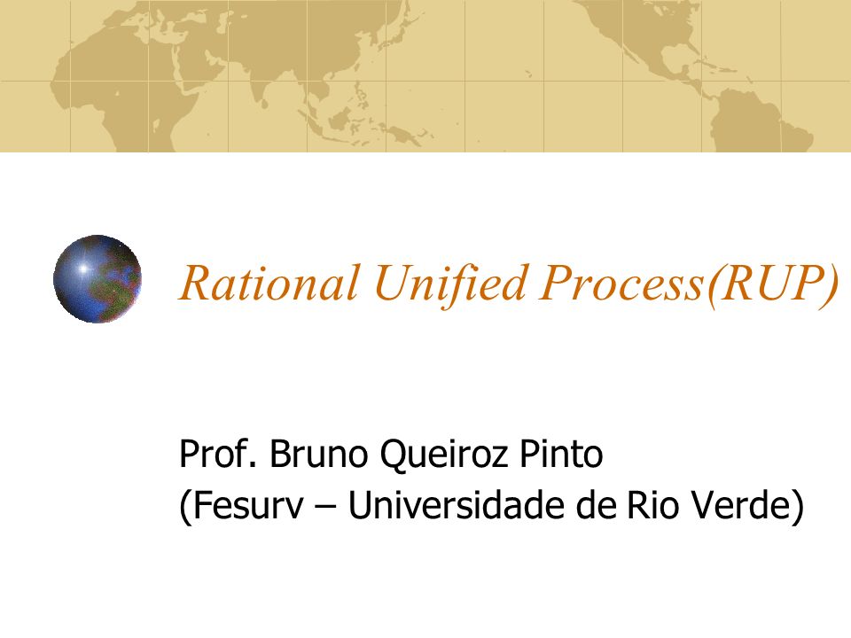 Rational Unified Process(RUP)