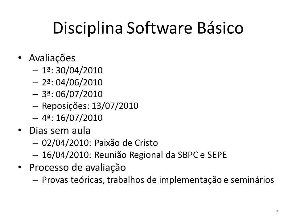 Disciplina Software Básico