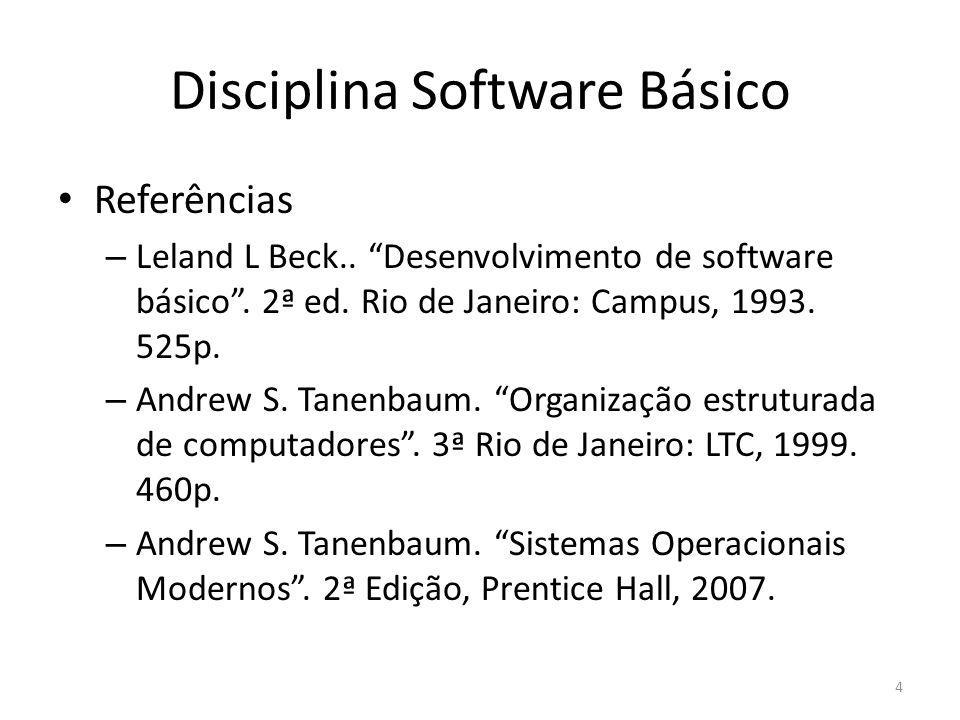 Disciplina Software Básico