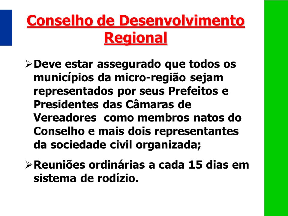 Conselho de Desenvolvimento Regional