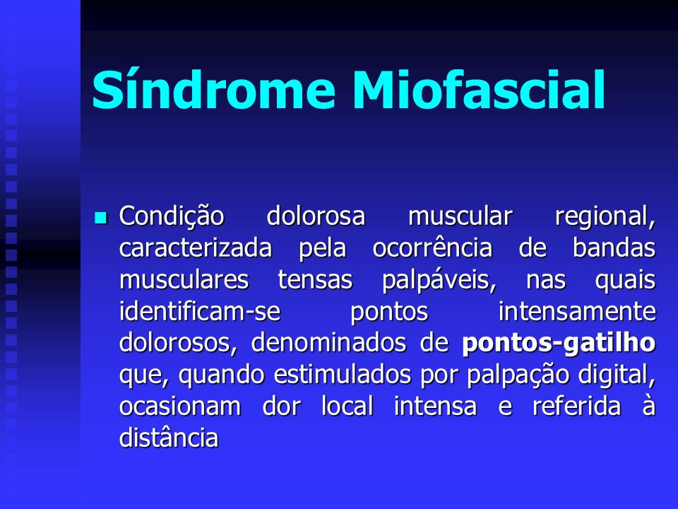 Síndrome Miofascial