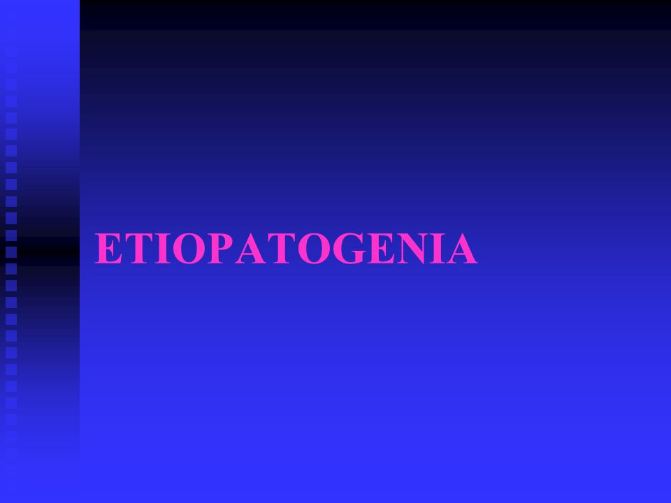 ETIOPATOGENIA