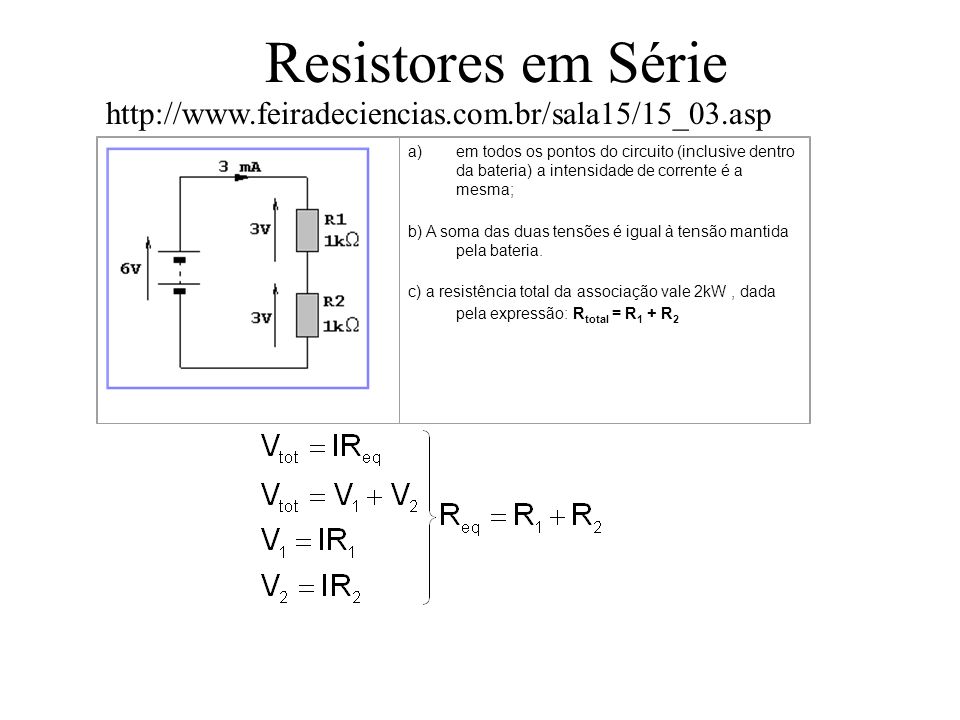 Resistores em Série