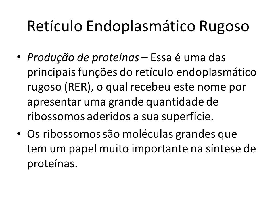 Retículo Endoplasmático Rugoso