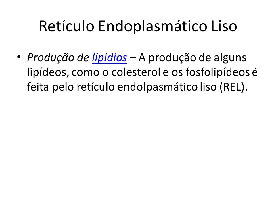 Retículo Endoplasmático Liso