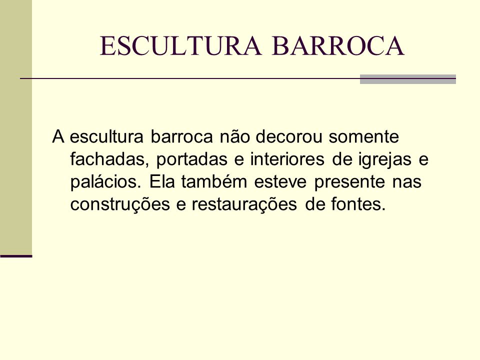 ESCULTURA BARROCA