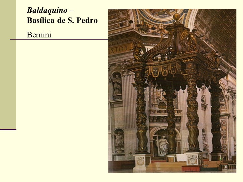 Baldaquino – Basílica de S. Pedro Bernini