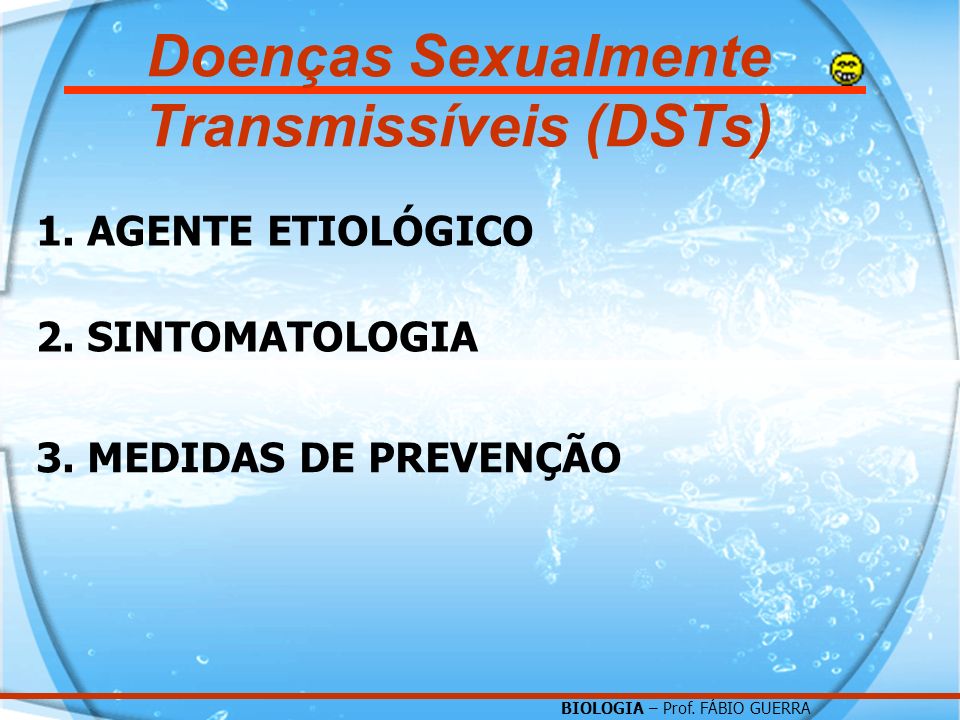 Doenças Sexualmente Transmissíveis (DSTs)