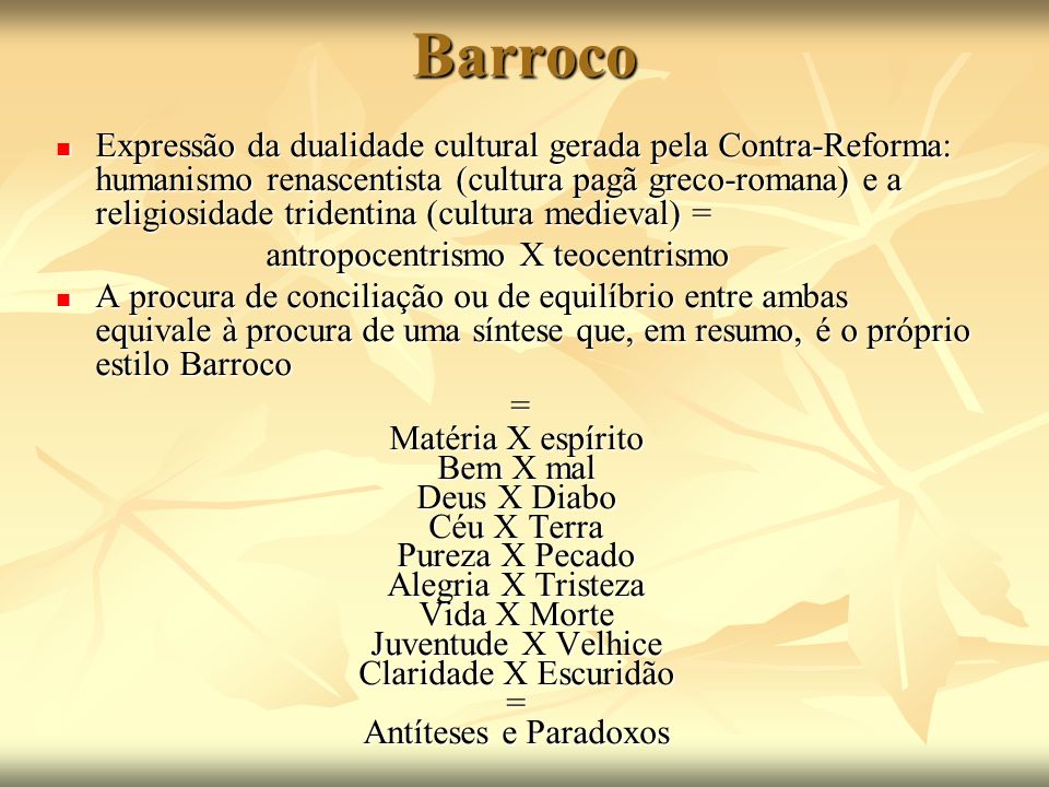 Barroco PUC Goiás Departamento de Letras Literatura Brasileira II - ppt  carregar
