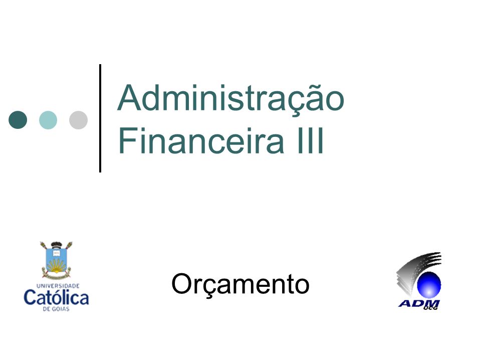 Administração Financeira III