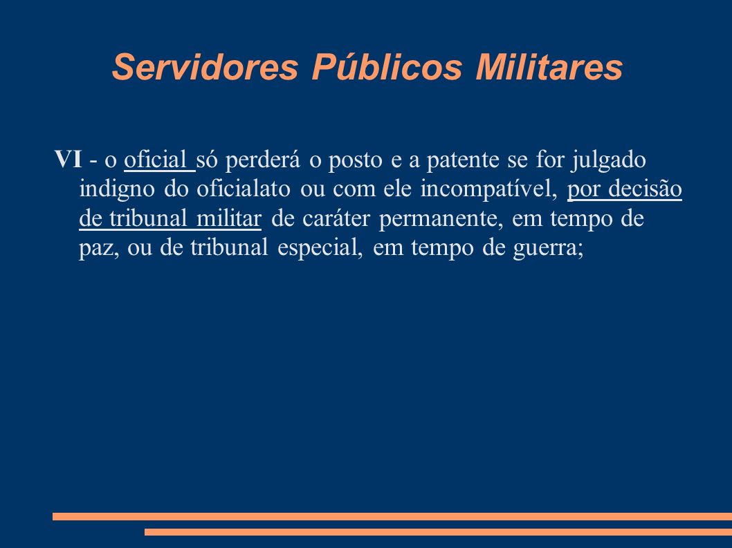 Servidores Públicos Militares