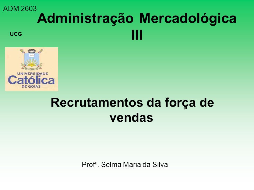 Profª. Selma Maria da Silva