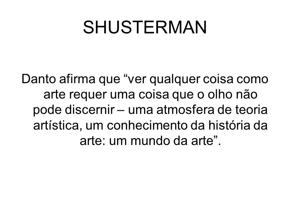 SHUSTERMAN