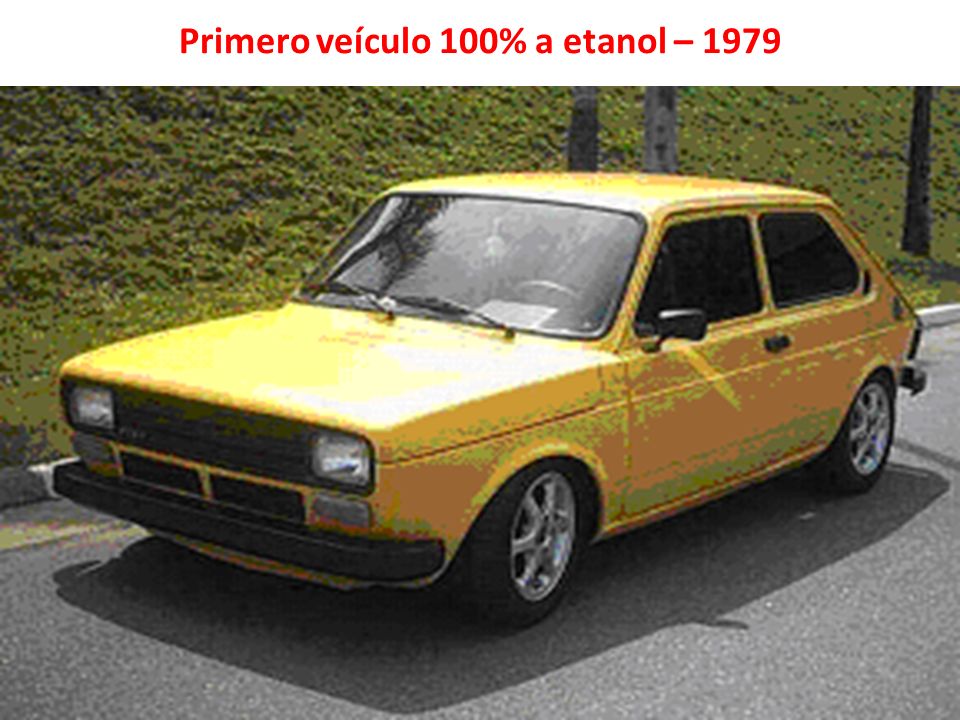 Primero veículo 100% a etanol – 1979