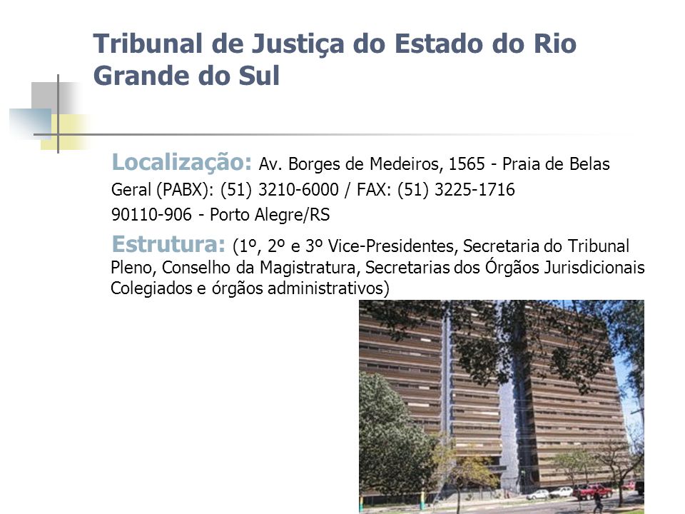 Tribunal de Justiça do Estado do Rio Grande do Sul