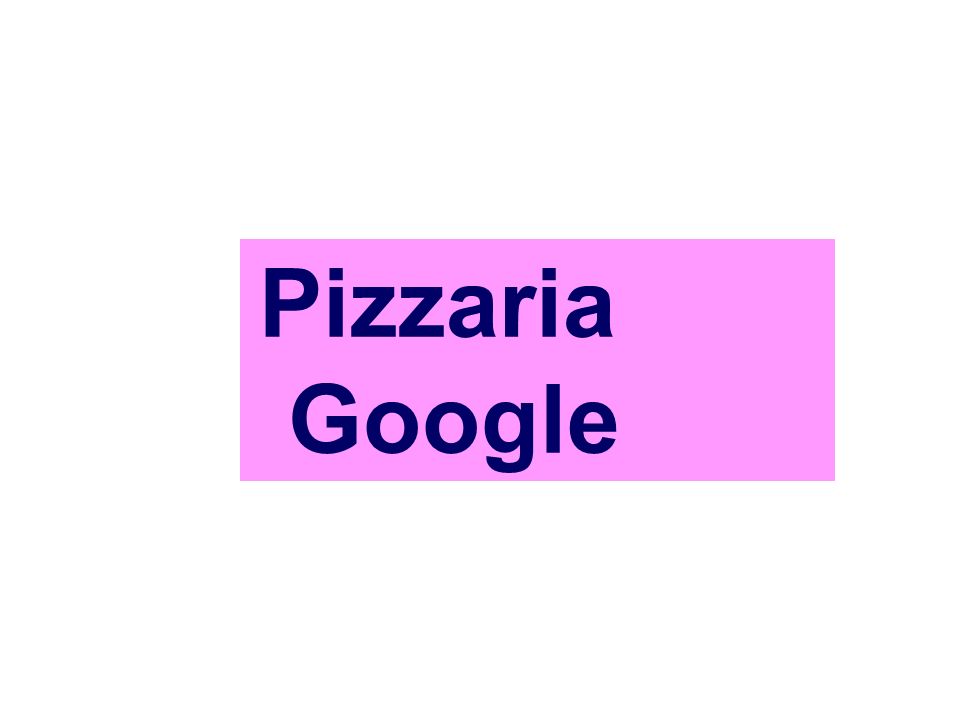 Pizzaria Google