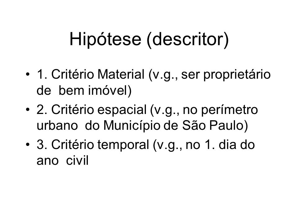 Hipótese (descritor)‏