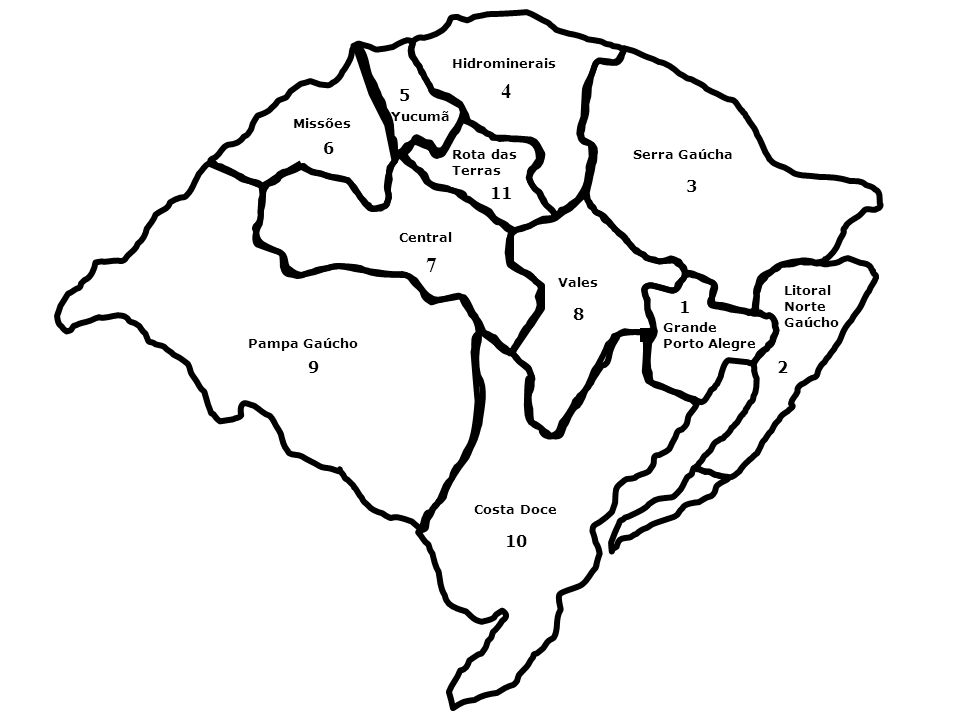 Novo Mapa Das Regioes Turisticas Do Rio Grande Do Sul Ppt Carregar