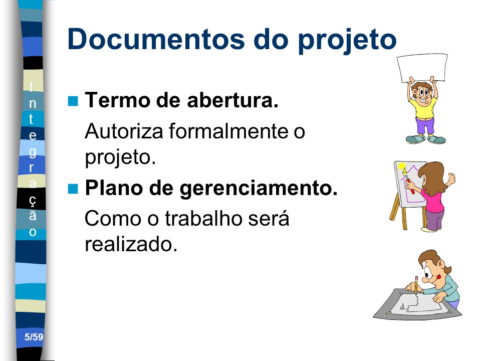 Documentos do projeto Termo de abertura.