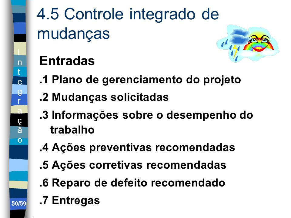4.5 Controle integrado de mudanças