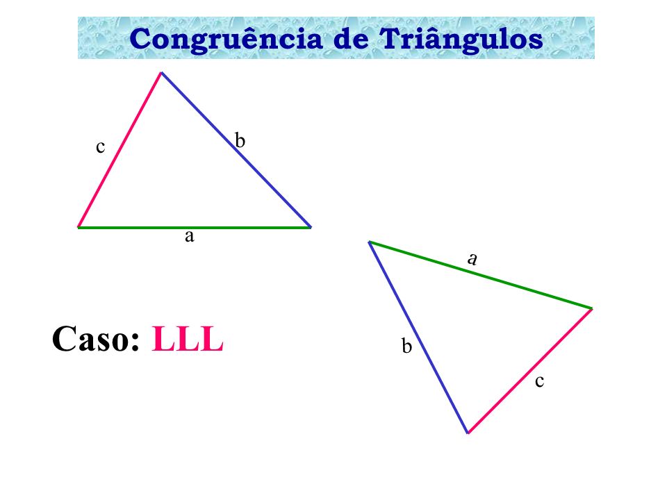 Congruência de Triângulos