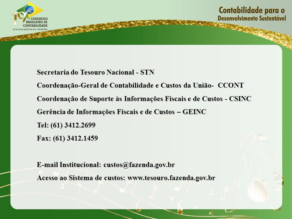 Secretaria do Tesouro Nacional - STN
