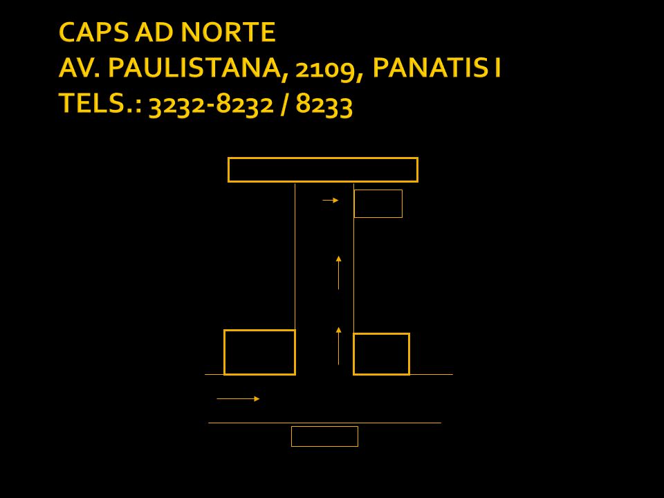 CAPS AD NORTE AV. PAULISTANA, 2109, PANATIS I TELS.: / 8233