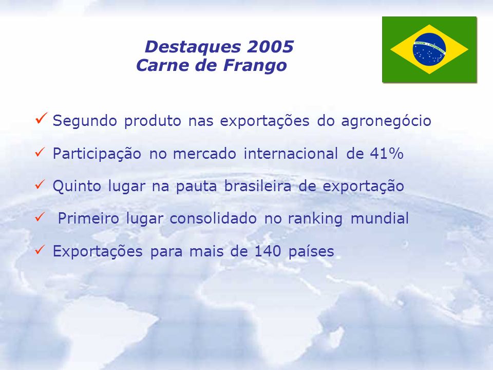 Destaques 2005 Carne de Frango