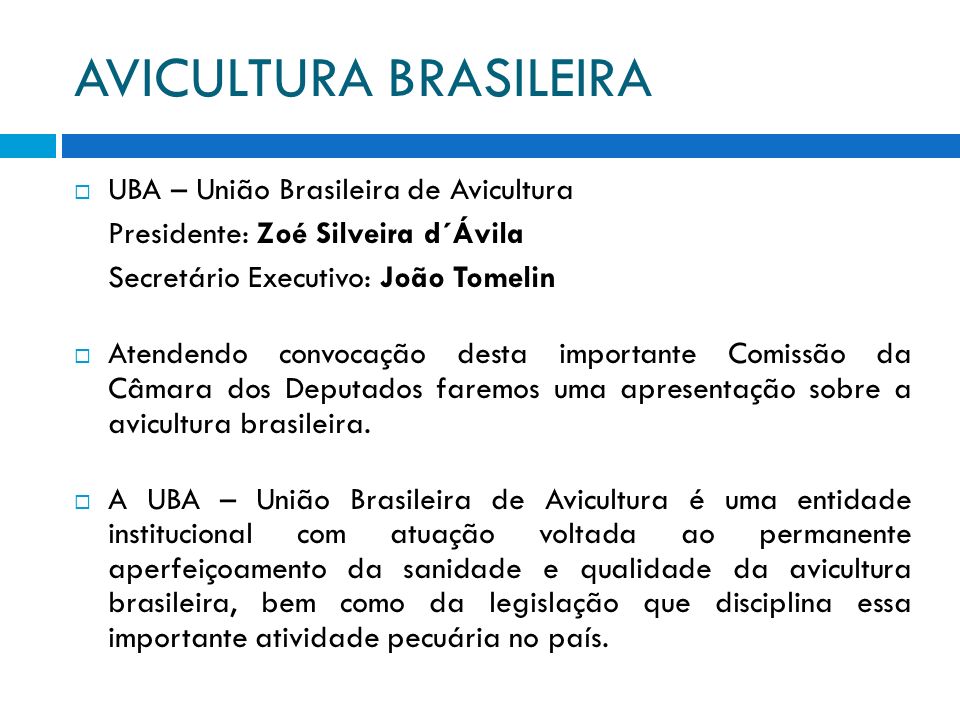 AVICULTURA BRASILEIRA