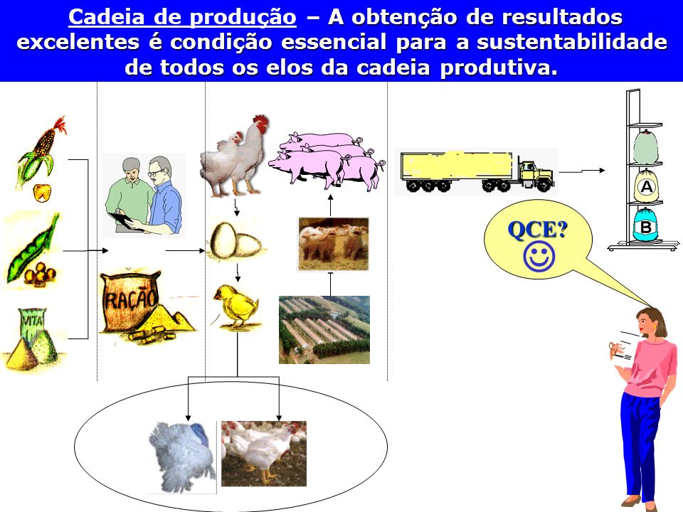 Cadeia de produção – A obtenção de resultados excelentes é condição essencial para a sustentabilidade de todos os elos da cadeia produtiva.