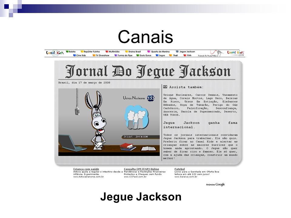 Canais Jegue Jackson