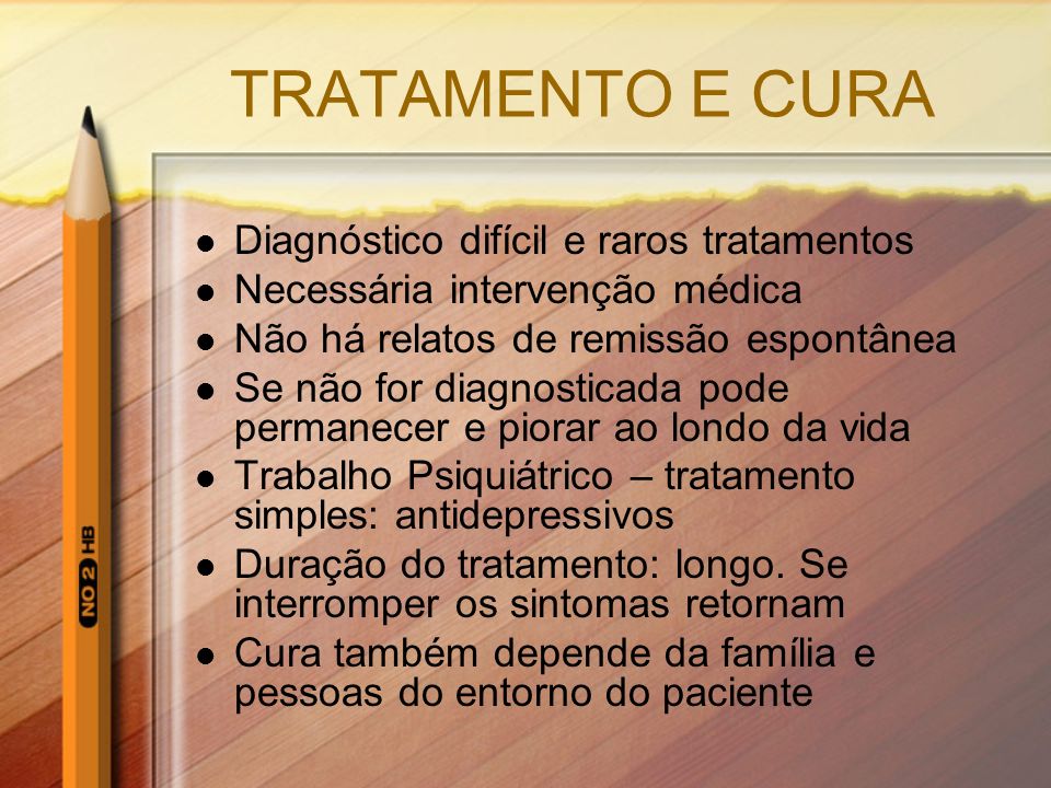TRATAMENTO E CURA Diagnóstico difícil e raros tratamentos