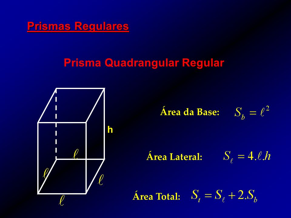 Prisma Quadrangular Regular