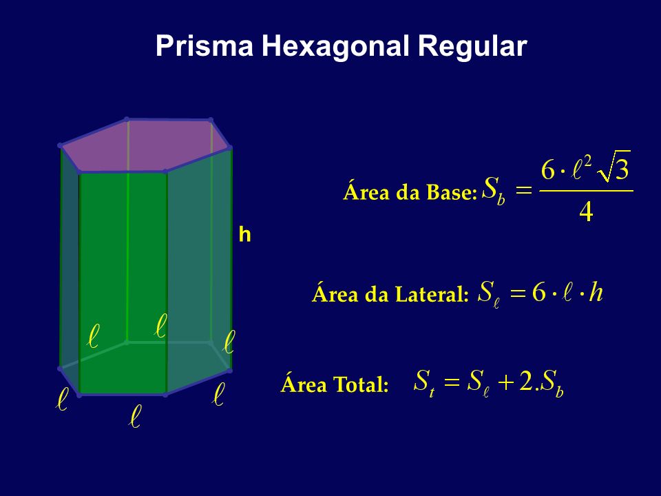 Prisma Hexagonal Regular