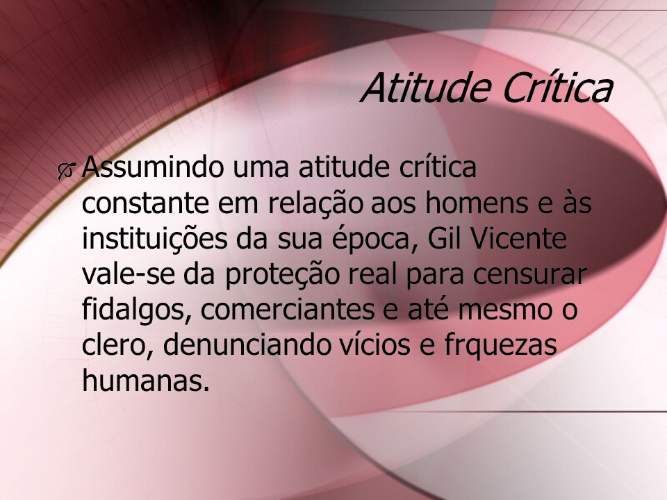 Atitude Crítica