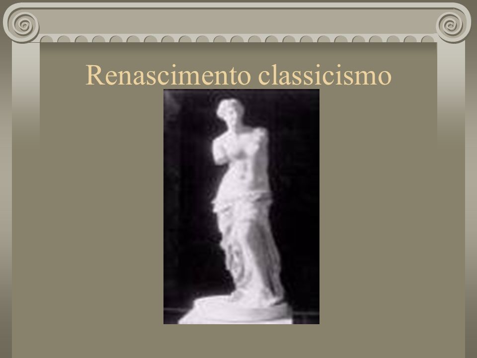 Renascimento classicismo